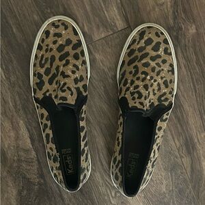 Keds Leopard Print Slip-On Sneakers